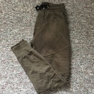 Olive joggers